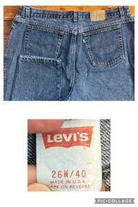 Vtg Levis 900 Series Jeans Womens 26W (38x31) Blue Mom Denim High Rise 90s USA - Picture 1 of 13