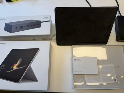 Microsoft Surface Go Tablet PC Pentium/128GB/8GB RAM+Docking Station+Keyboard - Bild 1 von 4