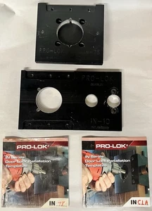 Juego de plantillas de instalación de cerradura de puerta Locksmith Pro-Lok serie IN-75 e IN-10 - Imagen 1 de 16