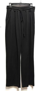 Dibaolong Women's Black Drawstring Waaist Pants Size Large Soft Knit - Picture 1 of 3