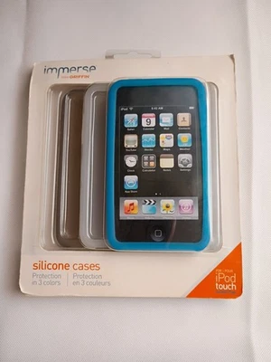 Immerse Griffin 硅胶保护壳 iPod Touch 第 2 代 3 色全新未开封 — 第 1/2 张图片