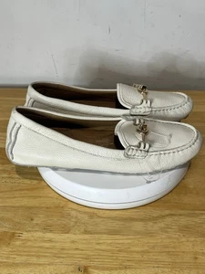 COACH Arlene Pebble Leather Driving Moccasin Casual Loafer Size 9 B EUC - Picture 1 of 6