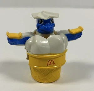 1990 McDonalds Ice Cream Cone Changeables Dinosaur Transformers Happy Meal Toy - Picture 1 of 3