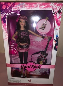 Hard Rock Barbie 2006 (Black Hair) - Barbie Collector Pink Label; Mattel; NRFB - Bild 1 von 11