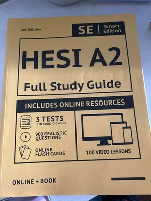 Smart Edition Hesi A2 Full Study Guide 2022 3rd edition - Image 1 of 2