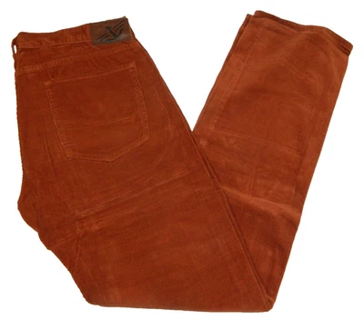 Men's Corduroy Jeans NEW Dockers Straight Fit Orange Tag & measured size 34x34 - Image 1 of 4