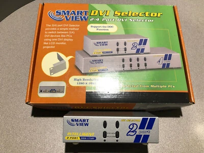 SmartView DVI Selector - 2 PC's to Single DVI Monitor - DRM-1712F - Image 1 of 2