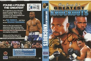 ROY JONES JR Signed Greatest Knockouts DVD Cover w/ Beckett (BAS) COA - Picture 1 of 2