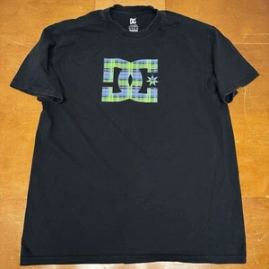 DC Shoes Shirt Mens Extra Large Black Skater Streetwear Grunge Y2K 90s Logo - Picture 1 of 9