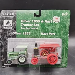 ERTL Oliver 1655 & Hart Parr 60 Tractor Set 1/64 AGCO -NIP 2002 Release - Picture 1 of 15