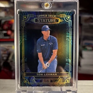 Tom Lehman 2024 UD Portfolio Golf PGA Black Stature SSP /20 ⭐️ MINT GEM? - Picture 1 of 2