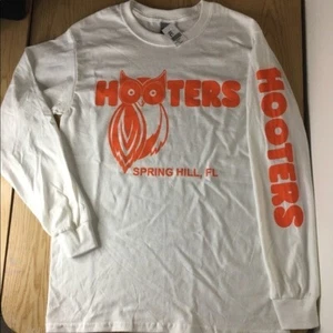 Neu Unisex Hooters seltenes Vintage Langarm T-Shirt aus Florida Gr. XL - Bild 1 von 9