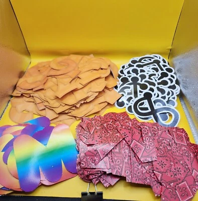 💥Hundreds of Punch Out Coated Letters Numbers Lot Children Learning School - Image 1 of 4