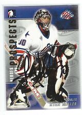Ryan Miller Signed 2004/05 Heroes and Prospects Card #38