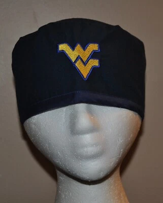 Men's University of West Virginia Embroidered Scrub Cap/Hat -One Size Fits Most - Image 1 of 3