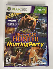 Cabela's BIG GAME HUNTER Hunting Party Xbox 360 NEW SEALED Not 4 Resale Edition
