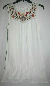 Trixxi Clothing Company Women's Juniors' Ribbed Strappy Dress Size M White - Picture 1 of 4