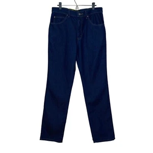 Lee Blue Jeans Dark Wash Denim Pants Regular Straight Stretch NWT Men's Size 34 - Foto 1 di 9