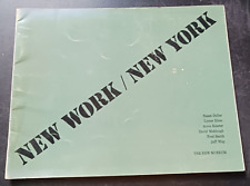 new work/new york 1978 Logan Dallas Elton Keister Middaugh Smith Way art catalog