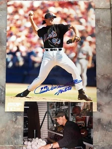 TURK WENDELL 8x10 foto autografata 1999 NEW YORK METS autografo con certificato di autenticità - Foto 1 di 6