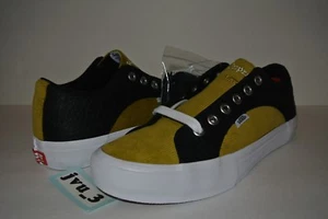NUEVO SUPREME x VANS SS18 LAMPINA PRO TALLA 9 NEGRO PANA COCODRILO caja logotipo cdg - Imagen 1 de 11