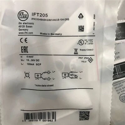 1pcs For IFM IFT205 proximity switch - Image 1 of 3