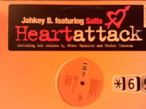 JAHKEY B. featuring SATTA 'HEARTATTACK" *69 12" single ...Exc! - Imagen 1 de 1