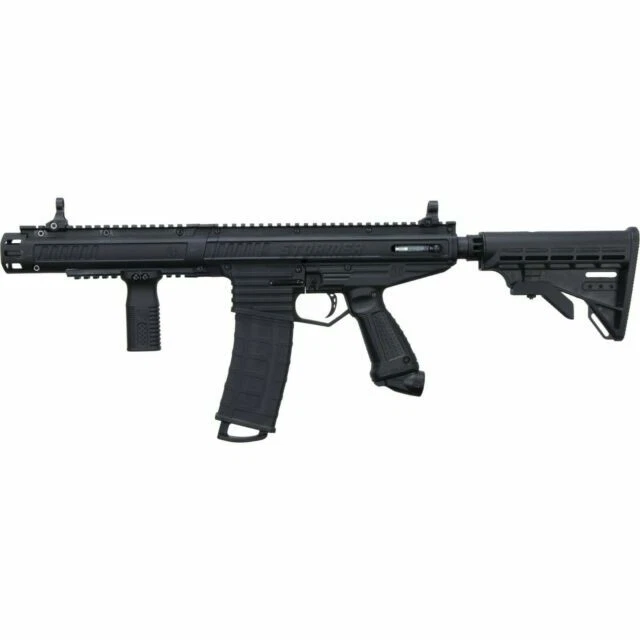Tippmann Stormer Elite .68 Caliber Dual Paintball Fed Marker, Black - 14913