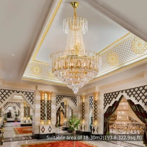 23.6" European style luxury crystal chandelier E12*14 without light source - Picture 1 of 7