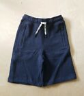 NWOT Hanna Andersson NAVY BLUE HEATHER SLIM FRENCH TERRY SWEATSHORTS 130 8 $36