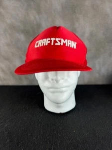 Craftsman Brand Red Baseball Hat Snap Back - Picture 1 of 4