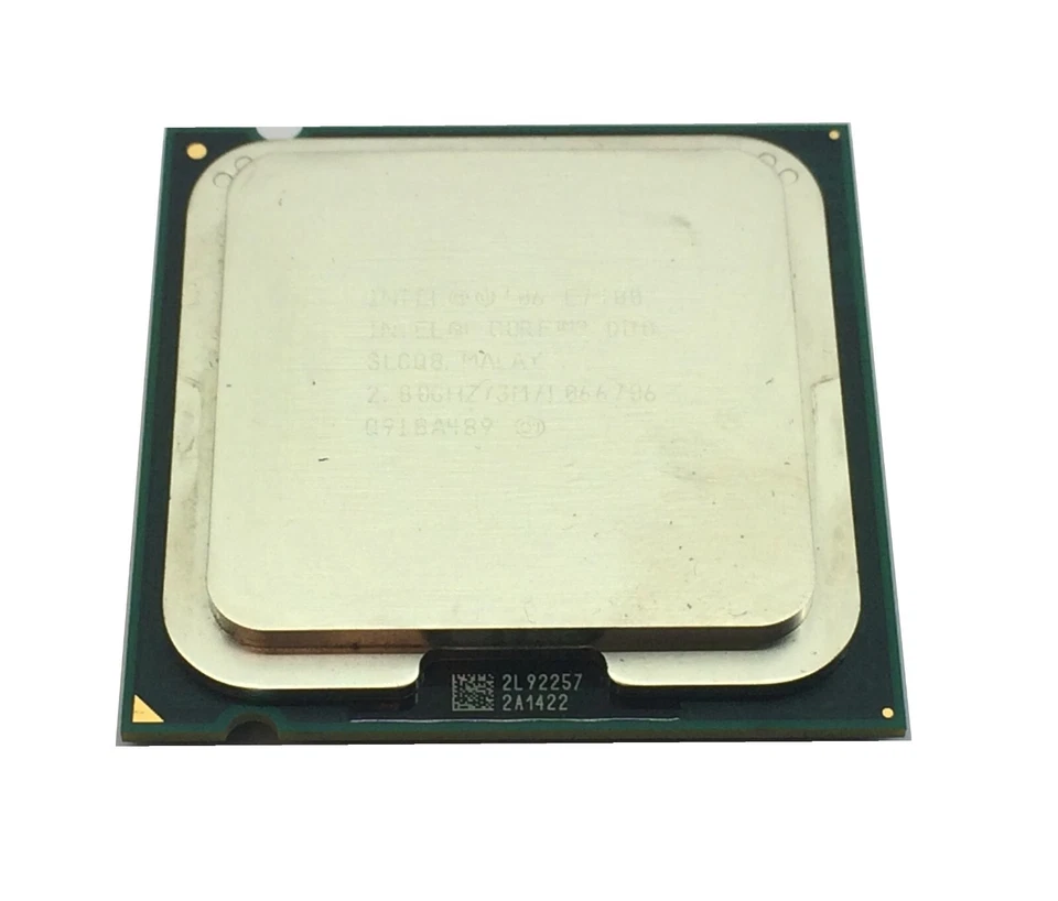 CPU Processeur INTEL Core 2 Duo E7400 2.8GHz 3Mo 1066MHz SLGQ8 Socket LGA775 - Immagine 1 di 1