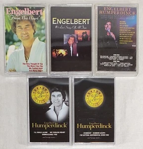 Lot Of 5 ENGELBERT HUMPERDINCK Cassette Tapes - Excact Albums Pictured - Picture 1 of 12