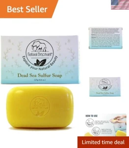 Revitalizing Dead Sea Salt & Sulfur Soap Bar with Aloe Vera - All Skin Types - Picture 1 of 11