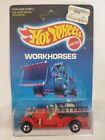 Hot Wheels 1988 #1 Old Number 5 on workhorses  Card  VHTF UNPUNCHED