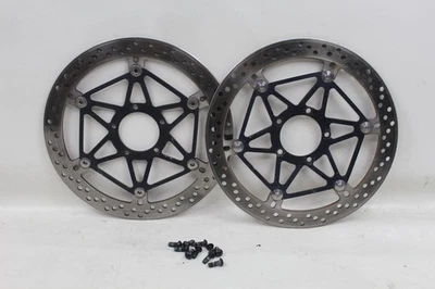 Ducati 848 EVO Corse 1098 1198 Brembo Front Brake Rotors Rotor Bolts Discs 330m - Image 1 of 4