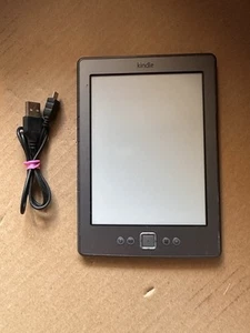 Amazon Kindle (D01100) 4th Generation Wi-FI E Book Reader Grey - Picture 1 of 7