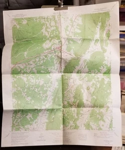 1967 Original USGS Topo Map Ooltewah TENNESSEE Quad 7,5' 1:24000 Folded - Bild 1 von 3