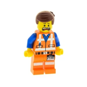 1x Lego Minifigure The Lego Movie Emmet Orange Double Face Hair 15443 tlm087 - Picture 1 of 1