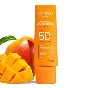 Protector solar en gel Dot & Key Mango Detan FPS 50+ PA+++ 50 g | Sin aceite, con Alpha-Arb - Imagen 1 de 4