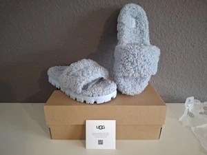 Zapatillas UGG W Cozetta Curly 39 azul claro sandalias - Imagen 1 de 17
