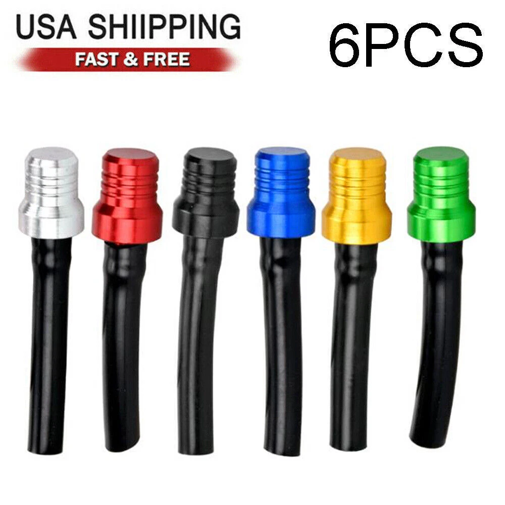 JFG RACING 6 Piezas De Tapa De Gasolina Para Motocicleta, Tubo De