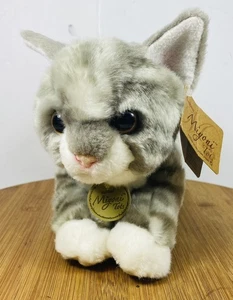 Aurora Miyoni Tots Gray Tabby Cat Kitten Plush Stuffed Animal 9" - Picture 1 of 5