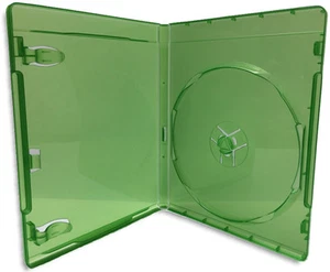 Custodia gioco ricambio disco singolo 12 mm XBOX ONE verde traslucido confezione da 10 - Foto 1 di 1