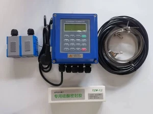 Ultrasonic flow meter liquid flowmeter IP67 protection TUF-2000B DN25-100mm TS-2 - Picture 1 of 9