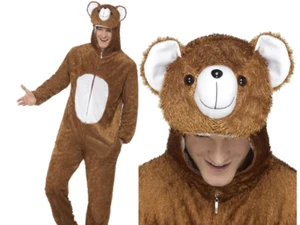 Adults Zoo Animal Bear Fancy Dress Costume Mens Ladies World Book Day - Picture 1 of 4