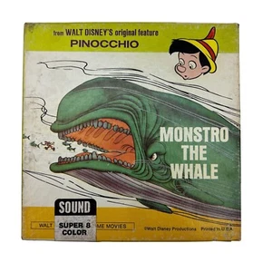 Walt Disney "Monstro der Wal" 8 mm Farb-Heimfilm mit Sound - Pinoccio - Bild 1 von 4