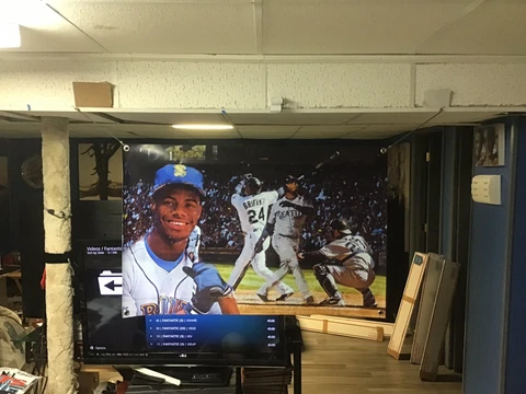 HUGE!! 44x29 KEN GRIFFEY Jr. Vinyl POSTER Seattle Mariners Seahawks print Cover