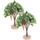 2 Mini Model Trees for Micro Landscapes and DIY Crafts