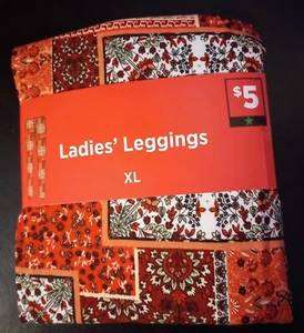 Leggings para damas X-GRANDE (16) lindos*patrón floral, suaves, cómodos, elásticos - Imagen 1 de 4
